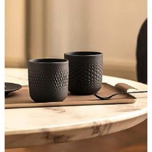 Ensemble 2 Mugs, Porcelaine Premium, Noir Mat Villeroy