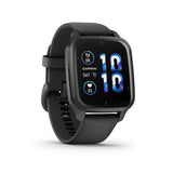 Garmin Venu Sq 2 Music Edition grise avec bracelet noir