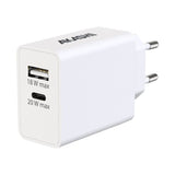 CHARGEUR SECTEUR USB TYPE-C 38W POWER DELIVERY - BLANC