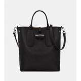 Sac Bandoulière M Roseau Cuir - Noir