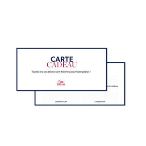 Lot de 50 cartes cadeaux recto/verso 21x10 cm