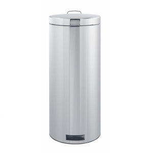 Poubelle Comfort bin ronde 30l acier brillant