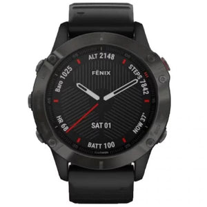 Montre Connectée Fenix 6 en Silicone Noir