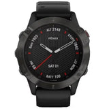 Montre Connectée Fenix 6 en Silicone Noir