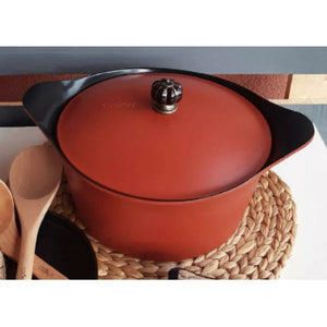 Cocotte 28 cm + couvercle coloris Rouge