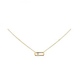 Collier Messika Move Uno en or jaune et diamant