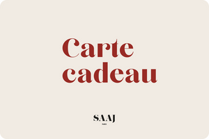 Carte cadeau SAAJ Paris