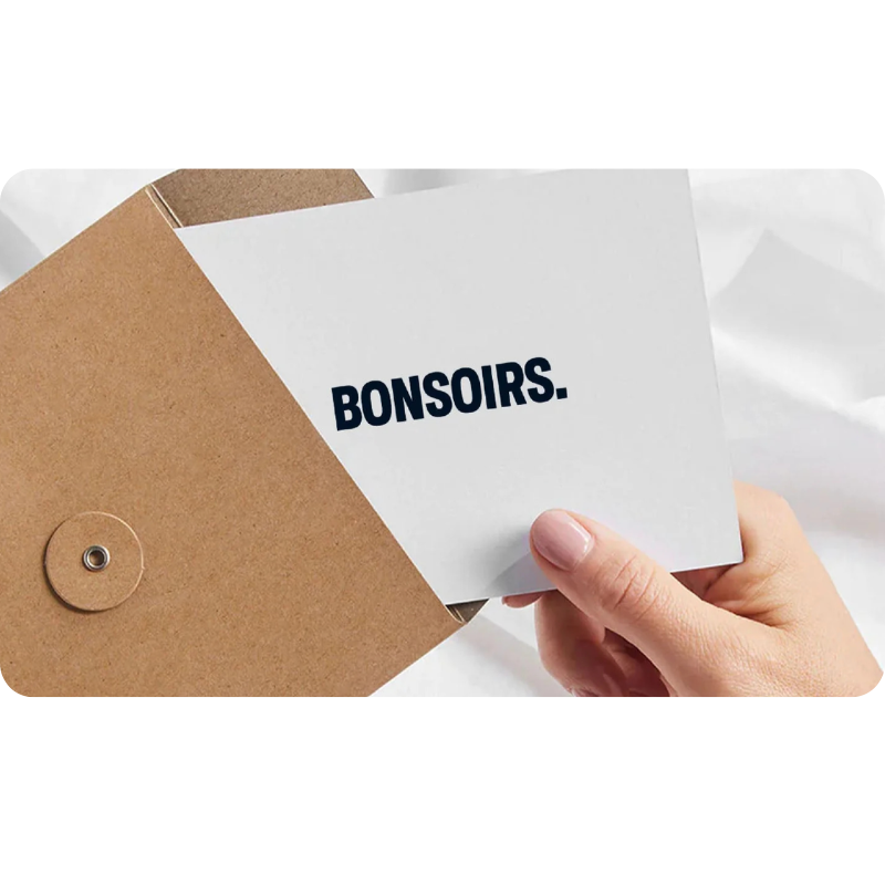 Carte cadeau Bonsoirs