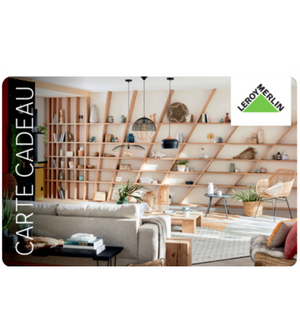 Carte cadeau Leroy Merlin