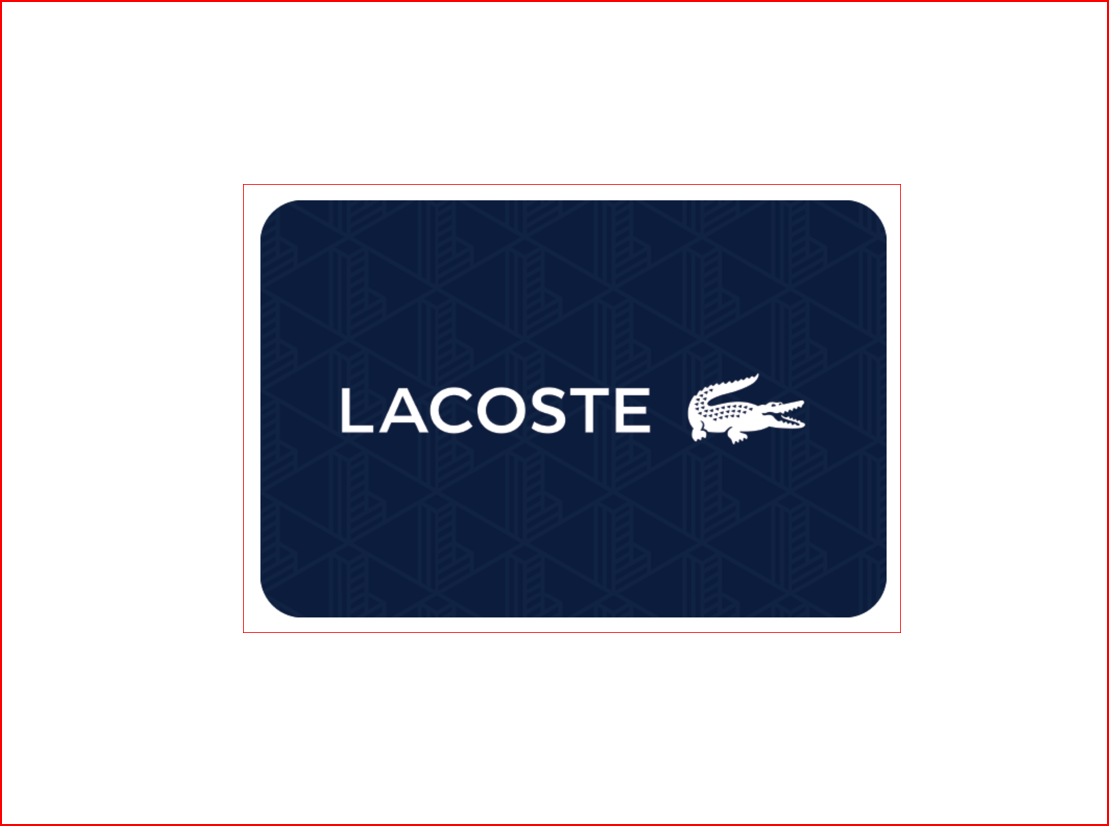 Carte Cadeau Lacoste Gifties beneficiaires