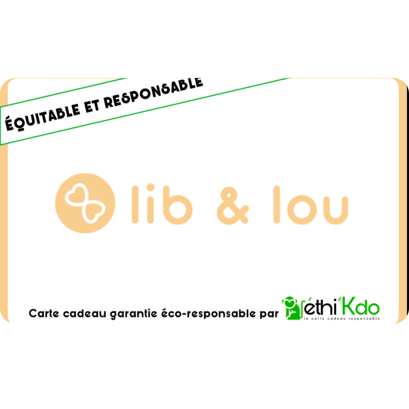 Carte cadeau Lib &amp; Lou