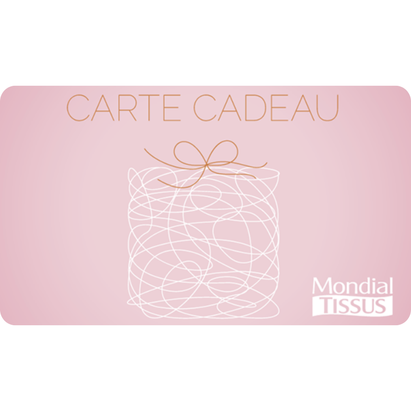Carte cadeau Mondial Tissus