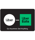 Carte cadeau Uber / Uber Eat