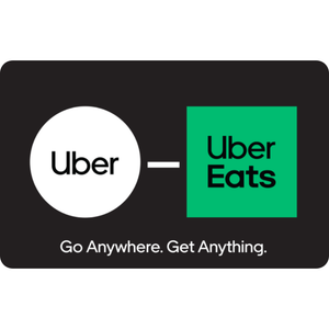 Carte cadeau Uber / Uber Eat