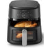 Airfryer 6.2L noir avec fenetre de cuisson