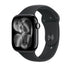 Apple Watch Series 11 GPS, Boîtier alu noir 42 mm, Bracelet Sport noir - M/L