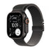 Apple Watch Ultra 3 GPS + Cell, Boîtier titane noir 49 mm, Bracelet Milanais noir Large