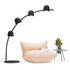 Big Lebow Lampadaire à arc Anthracite