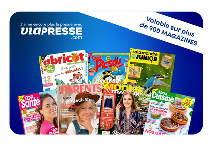 Carte cadeau VIAPRESSE