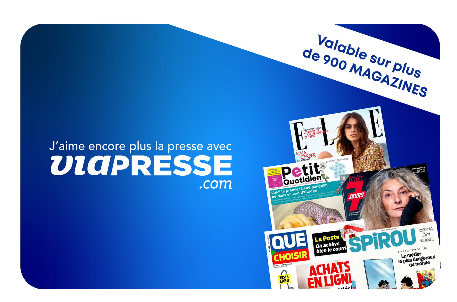 Carte cadeau VIAPRESSE