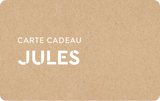 Carte cadeau Jules