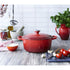 Cocotte ronde 18 cm rouge