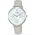 Montre femme attitude cuir gris