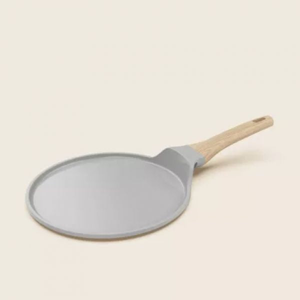 Poêle plancha crêpière 26 cm grise