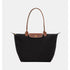Sac cabas L Le Pliage Original Toile recyclée - Noir