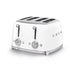 Toaster 4 tranches année 50 blanc Smeg
