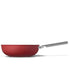 Wok 30cm rouge mat Smeg
