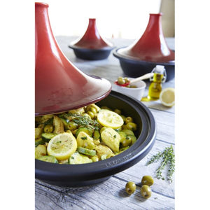 Tajine 31 cm cerise