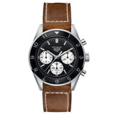 Montre chronographe Atomatique Héritage Bracelet cuir