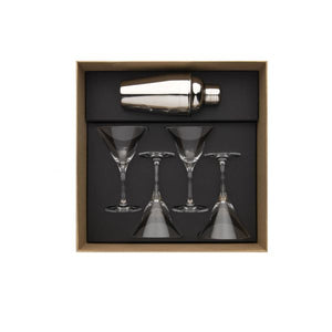 Coffret Martini 4 Verres & 1