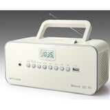 Radio CD Bluetooth blanche