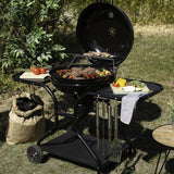 Barbecue charbon avec tablettes