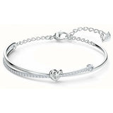 Bracelet-jonc Lifelong Heart Cœur, Blanc, Métal rhodié