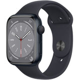 Apple Watch Series 8 GPS + Cellular, 41 mm, Bracelet Sport minuit