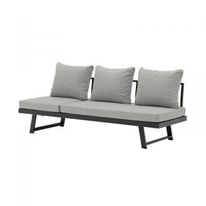 lounge/ lit Modulo graphite/ chiné gris.