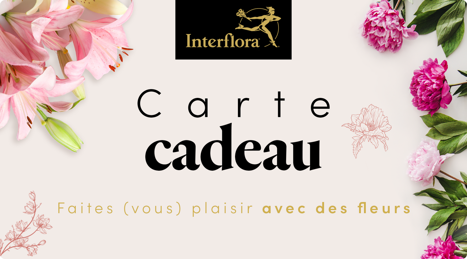 Chèque cadeau Interflora