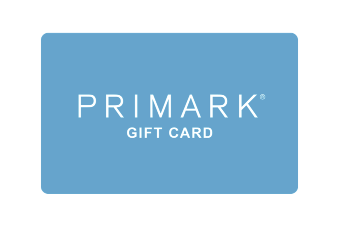 Carte cadeau Primark